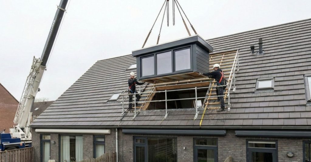 Dakkapel in Sneek - Prefab dakkapel